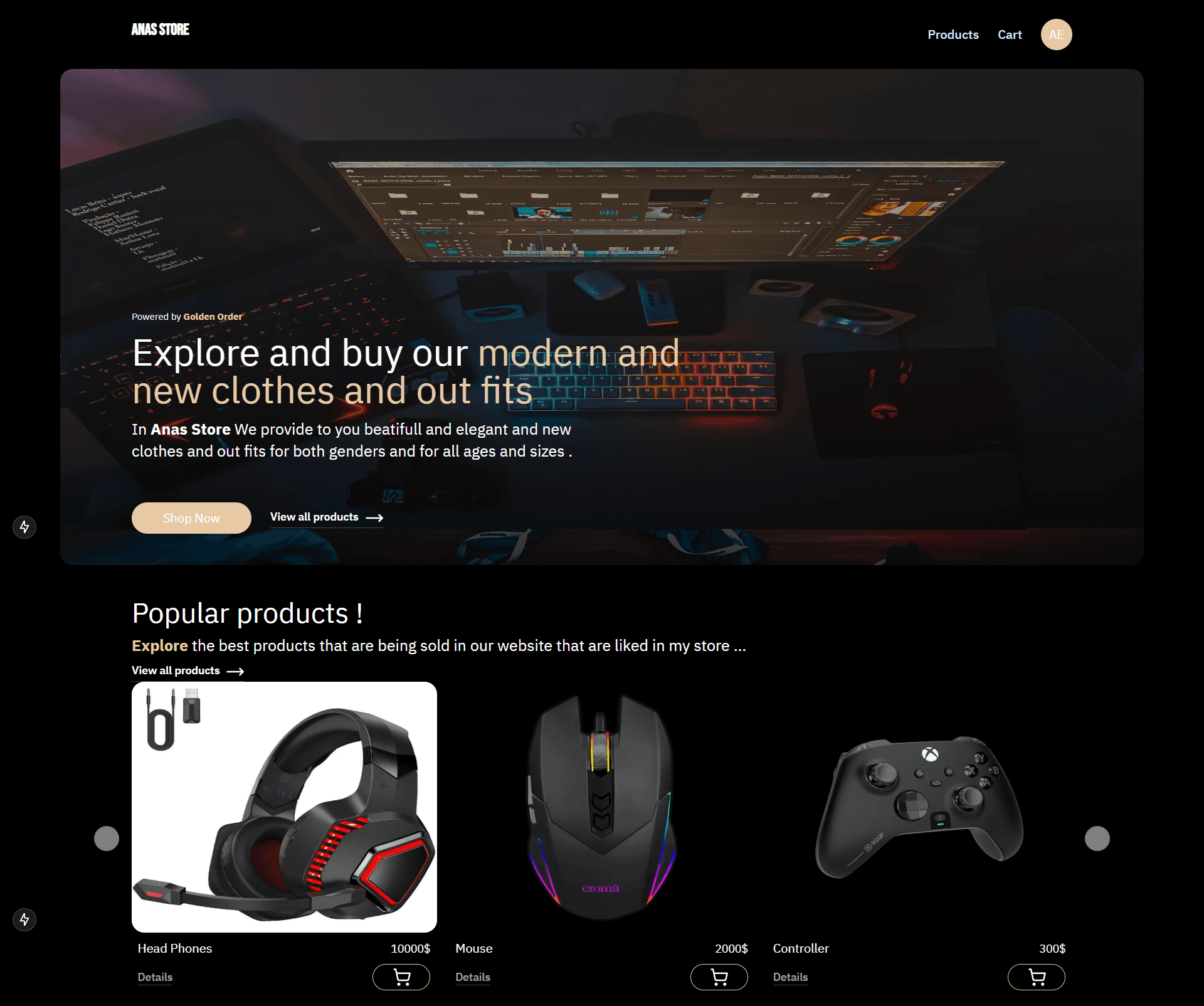 Landing page preview